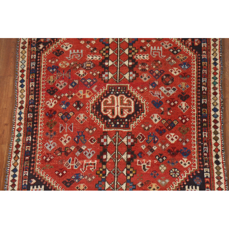 Tapis traditionnel rétro en laine 4 x 5