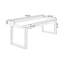 Bureau en bois de pin massif avec 3 tiroirs - Design à bord fermé-1827846356