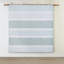 Courtepointe très grand / très grand et très grand coussin en tissu gaufré - Motif botanique chic et chic remplissant un lit lavable bleu jaune blanc-128603778