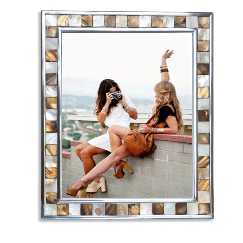 Cadre photo 8 x 10 brun