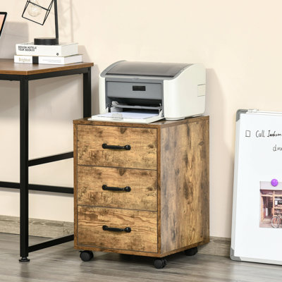 Erve 40 cm W 3 -Drawer Mobile Filing Cabinet