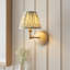 Wood Wing Armed Sconce