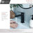 Stylish Single-Handle 6 ½" Matte Black Bathroom Faucet-86868309