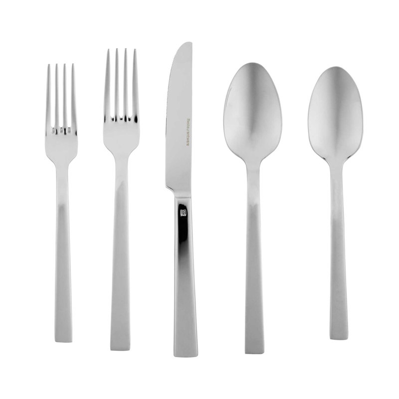 Articles de restaurant - ensemble d'argenterie impériale, couverts 10 pièces robustes - acier inoxydable 18/10, service pour 2 personnes, ensemble de couverts durable, lavable à la vaisselle, pour la maison ou le restaurant