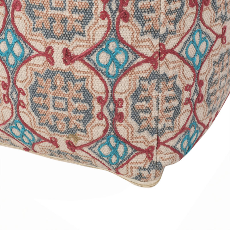 Amelia Handcrafted Fabric Pouf