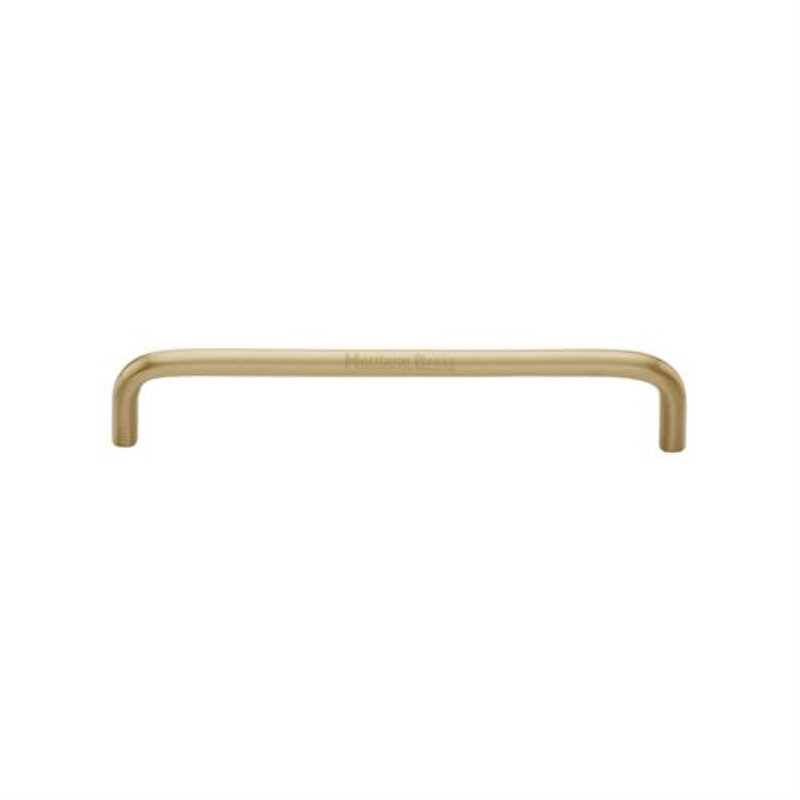 Heritage Brass Heritage Cabinet Pull Wire Design, Satin Brass, 12.8 cm L x 0.8 cm W
