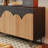Modern large capacity storage sideboard.