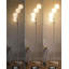 Lampe sur pied 64 pouces à intensité variable avec 4 ampoules G9, lampe sur pied à luminosité réglable pour le salon, design Mid-Century moderne, éclairage blanc doux doux pour les yeux