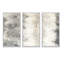 Ensemble d'art mural abstrait toile abstraite, cercle gris, décor moderne - cercles gris I-72043752-72043434