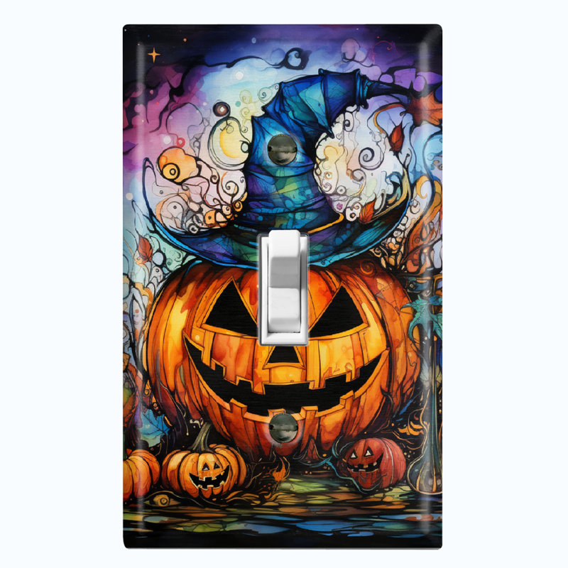Figurine murale d'Halloween festive et citrouille d'Halloween