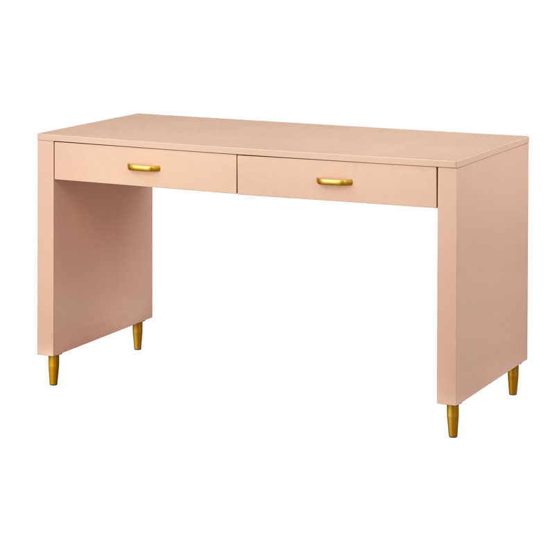 Roni Writing Desk, Blush Pink