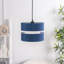 19cm H Blended Fabric Drum Pendant Shade-1164069688