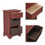 Table de bout, armoire d'appoint, avec 1 tiroir et 2 paniers, pour la cuisine / salle à manger / entrée / chambre à coucher-668896746