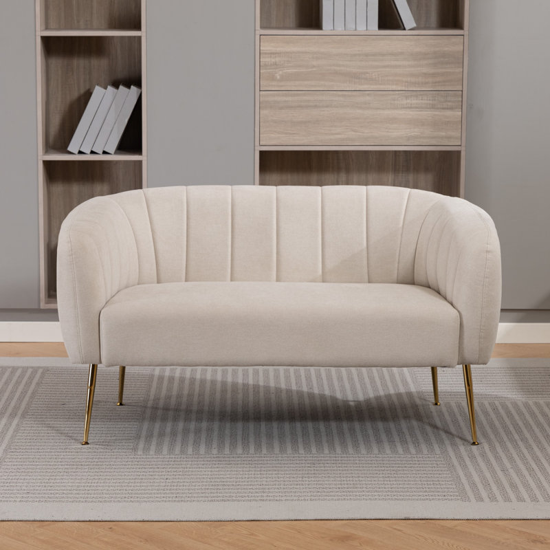2 Seater Loveseat, Beige