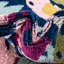 Tapis floral bleu marine / jaune / mauve / rose Holle-2073770879