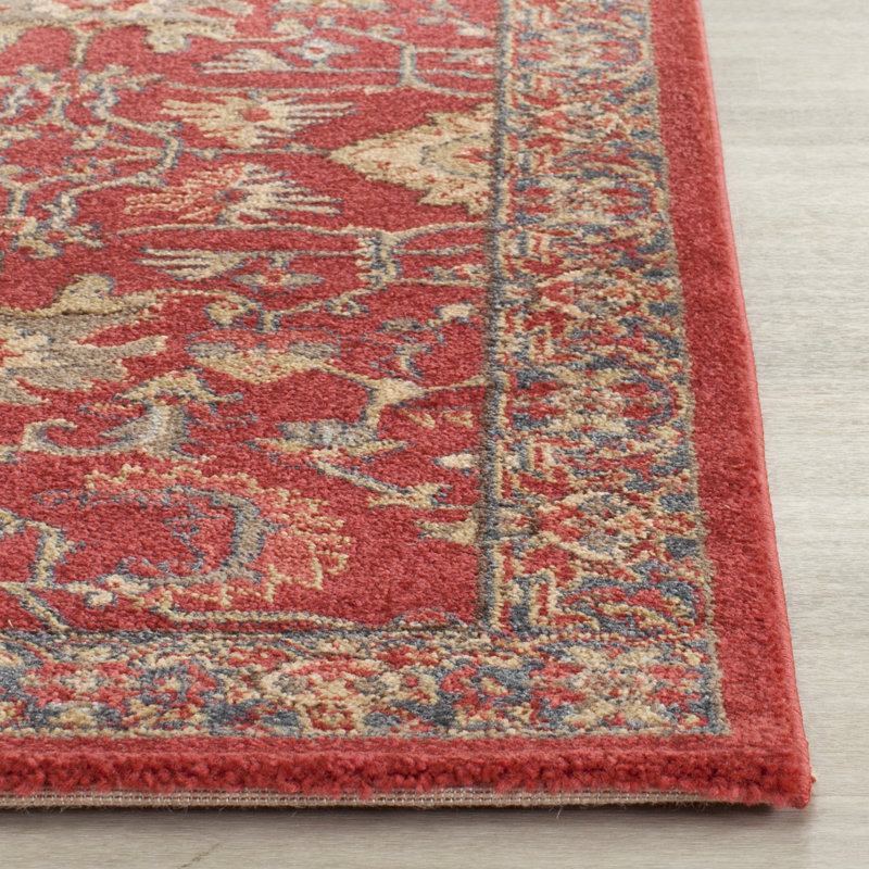 Bellflower Oriental Looped / Hooked Area Rug, Rectangle 122 x 170 cm