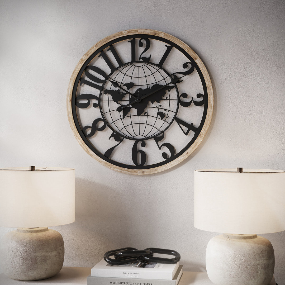 Elandra Modern Contemporary Global Wall Clock Williston Forge