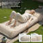 Fauteuil inclinable extérieur à 5 positions avec dossier réglable pour balcon, piscine ou jardin-2045551805