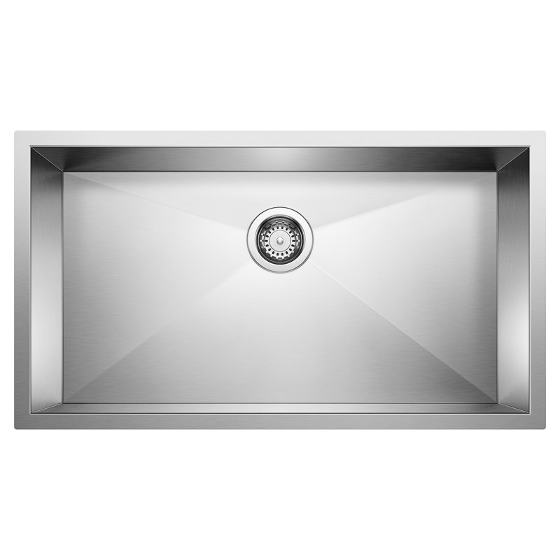 Precision 32" L x 19'' W Single Bowl Stainless Steel Undermount Kitchen Sink
