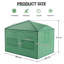 Large Walk in Greenhouse, Outdoor Pop-Up Green House for Garden with Ventilated Mesh Windows and Roll-Up Zippered Doors, Reinforced Metal Frame Plant Gardening Greenhouse Canopy Tent, Green