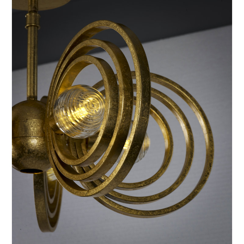 Frequency 6 - Light Chandelier, Gold