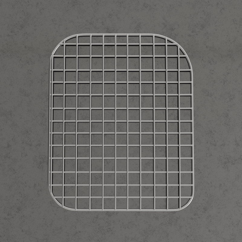 Grille d’évier 17 "x 18" Orca, Acier inoxydable