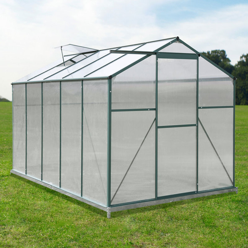 Aiza Greenhouse, 195cm H x 190cm W x 313cm D, Green