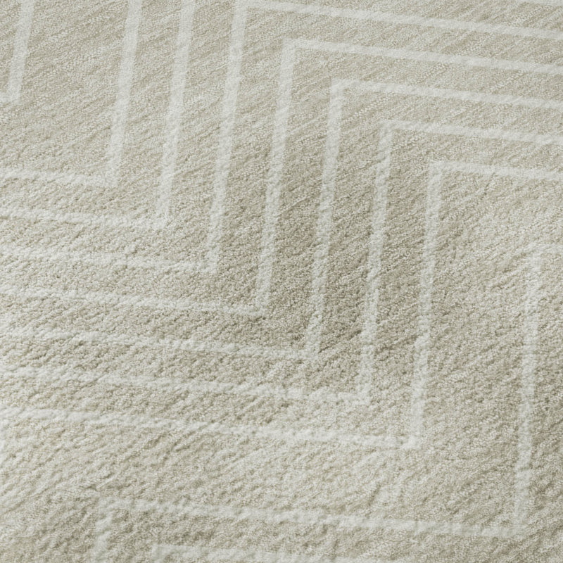 Tapis de qualité supérieure lavable à la machine Mayfield AMF2390, Beige, 8 pi x 10 pi