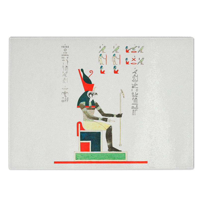 Glass Horus by L. Dubois Chopping Board, 28.5 cm W x 20 cm L