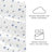 Soft Floral Pattern 4 Piece Microfiber Sheet Set-1360580454-1360580452