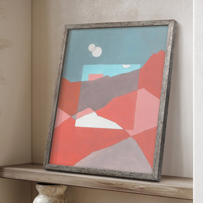 «Desert Dreamscape II», reproduction encadrée - bois massif, H 11 po x l 9 po