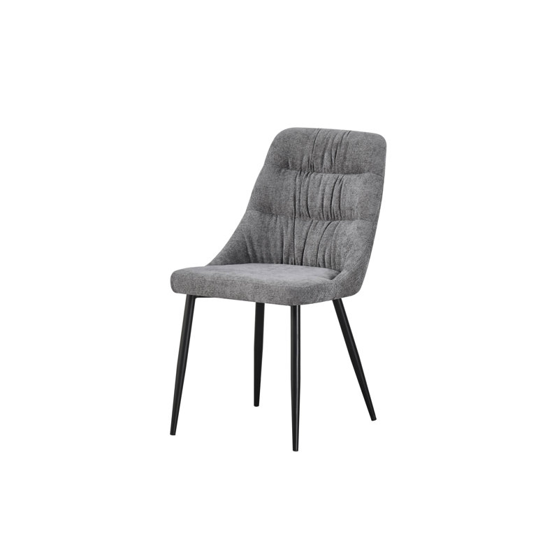 Rhodes Chenille Effect Dining Chair, Grey