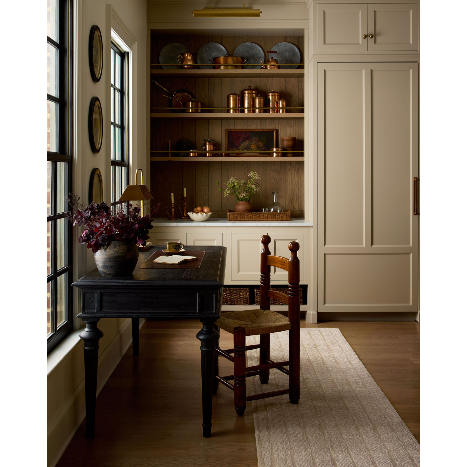 Chris Loves Julia x Loloi Calvin Ivory Oatmeal Rug, Square 1'6"