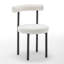 Chaises de salle à manger rembourrées Contemporary Chic-1355860474