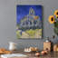«The Church at Auvers», reproduction sur toile tendue-1216599313