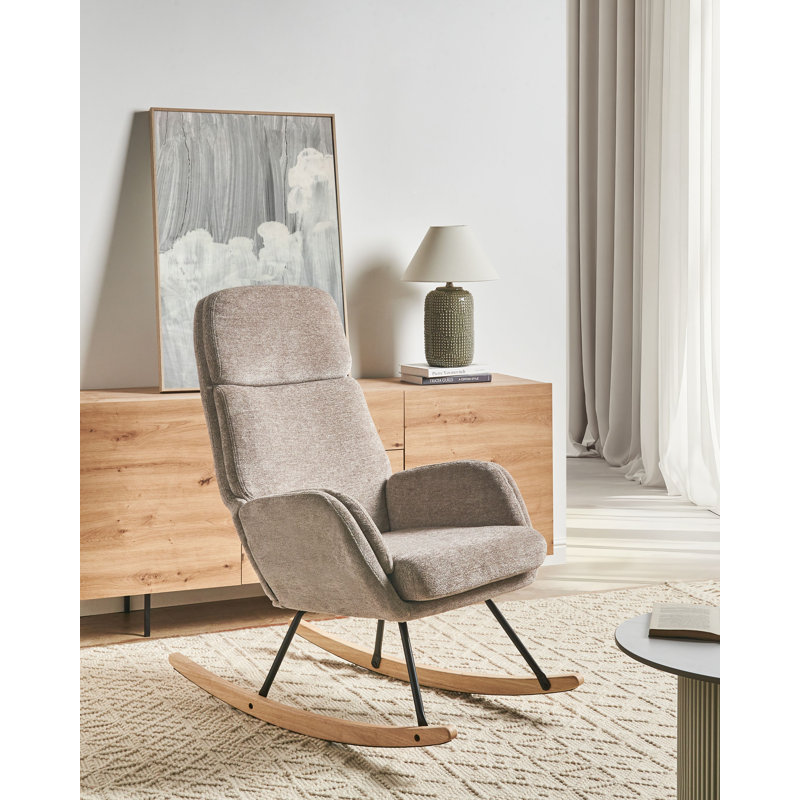 Rocking Chair KVELIA, Beige