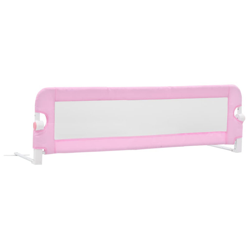 Lykke Toddler Safety Side Rails, Pink, 42cm H x 40.5cm W x 120cm L