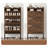 Wood Freestanding Shoe Storage Cabinet With 3 Flip Drawers And Open Shlef