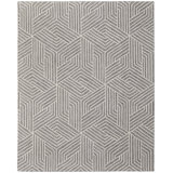 Lytton Modern Geometric, Gray/Ivory Area Rug