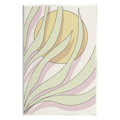 Art contemporain giclée de feuilles tropicales par Lil 'Rue