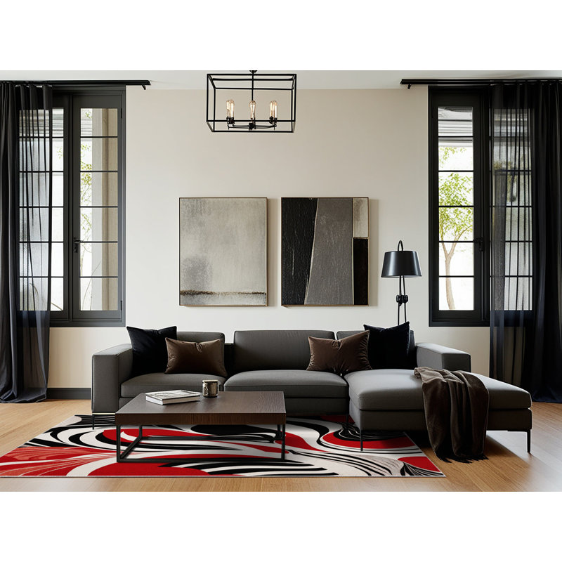 Tapis Ember Mirage, Rectangulaire 3 pi x 5 pi