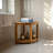 25'' W Teak Corner Shower Bench, Outdoor Swimming Pool Beach Bench, Bathroom Stool Seat, Outdoor Solid Wood Bench