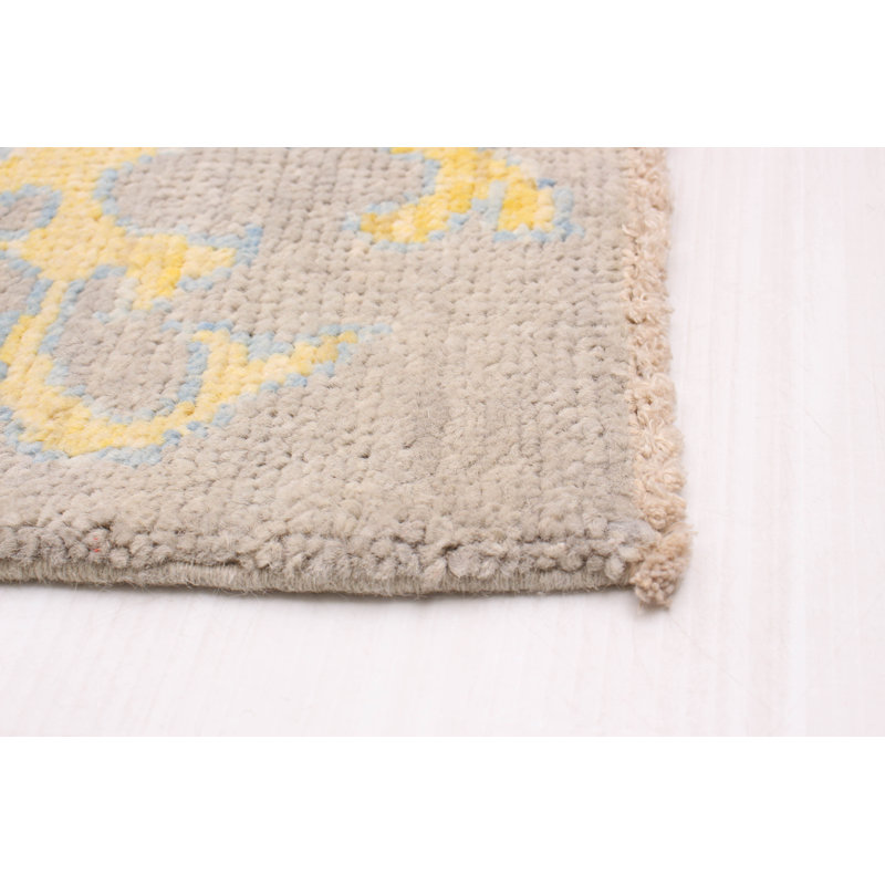 Tapis moderne gris Oushak 8 pi 4 po x 9 pi 7 po