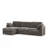 4 - Piece Teddy Modular Sectional Sofa Cloud Couch with Ottoman and 2 Storage Side Table-793588773-798281544