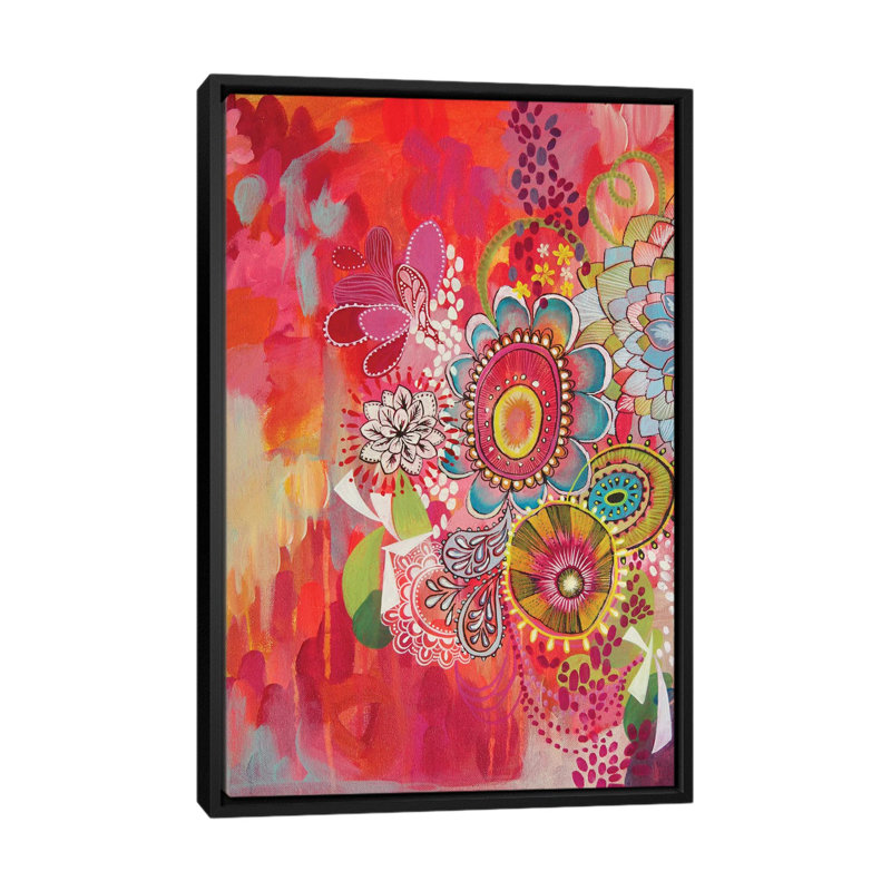 « miss libby » par stéphanie corfee, impression sur toile, H 26 po x l 18 po x P 1,5 po, Toile avec cadre noir, Pas de tapis