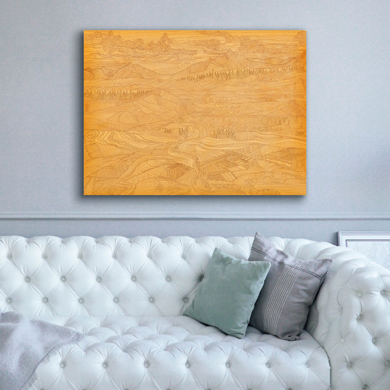 Art mural sur toile, H 40 po x l 54 po x P 1,5 po