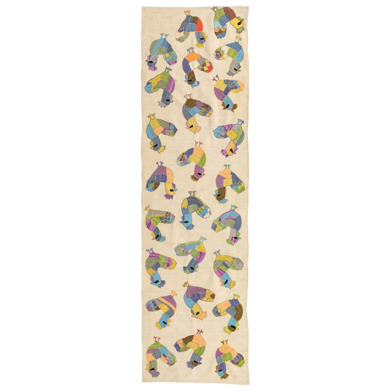 Tapis de couloir crème Odell
