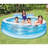 Intex Swim Center Round Inflatable Above Ground Family Lounge Outdoor Pool, Blue