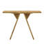 Console, table d'entrée étroite de 43,4 pouces de long avec base en forme de V, console de canapé rustique pour le couloir, le salon, le canapé derrière-206054677