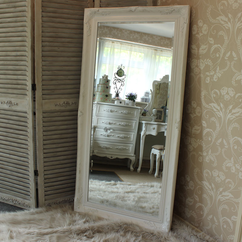 Cliveden Rectangle Mirror, White